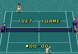 Jennifer Capriati Tennis screenshot 3 for Sega Genesis